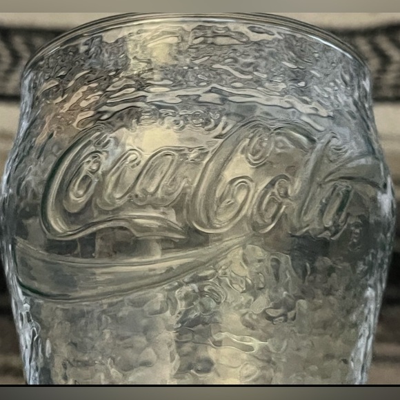 1980s Coca Cola Green    Vintage Antique Glass Cup Logo . - Picture 5 of 17